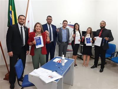 Foto da Notícia: OAB Pontes e Lacerda recebe novos advogados e advogadas