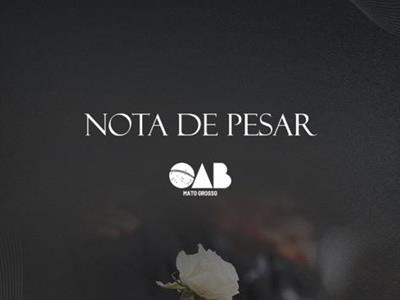 Foto da Notícia: OAB-MT lamenta a morte da mãe do advogado Fabrício Almeida Ferraciolli